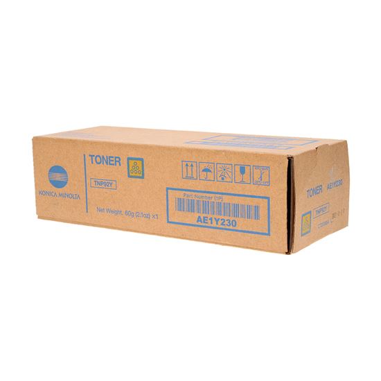OEM Konica Minolta TNP92Y (AE1Y230) Toner Cartridge, Yellow 4K Yield 1