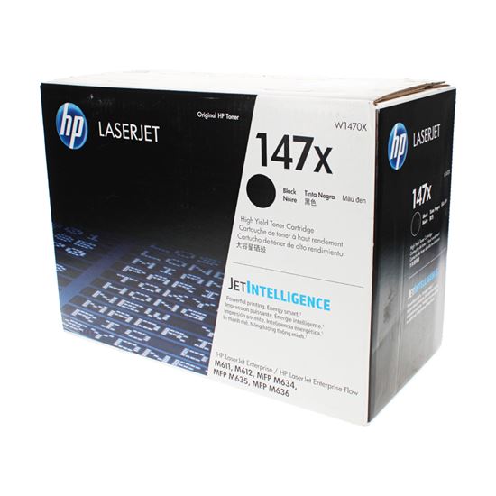 OEM HP 147X (W1470X) Toner Cartridge, Black 25.2K High Yield 1