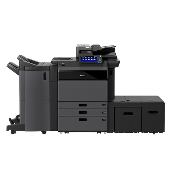 OEM Toshiba e-STUDIO 7527ACT (ESTUDIO7527ACT) MFP, 75 ppm Color, Print, Copy, Scan, (Fax), With DSDF Tandem Drawer 1