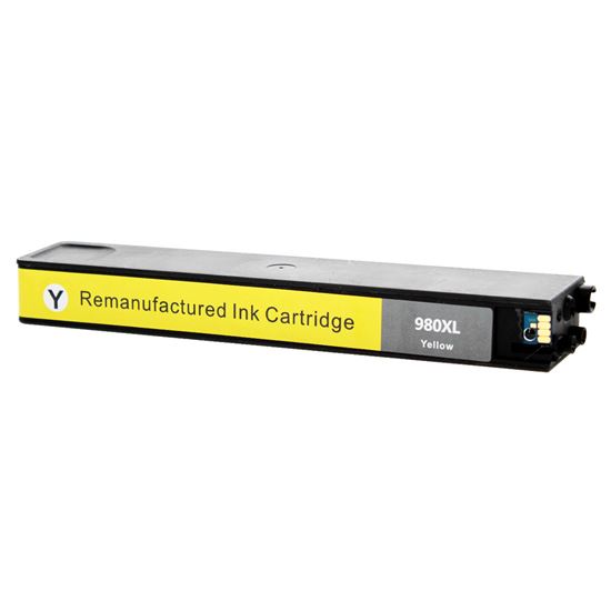 Remanufactured HP 980 (D8J09A) InkJet Cartridge, Yellow 6.6K Yield 1