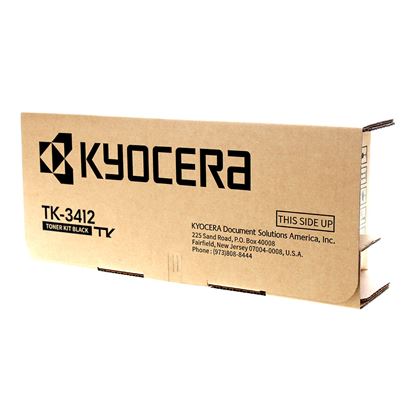 OEM Kyocera Mita TK-3412 (1T0C0X0US0) Toner Cartridge, Black 15.5K Yield 1