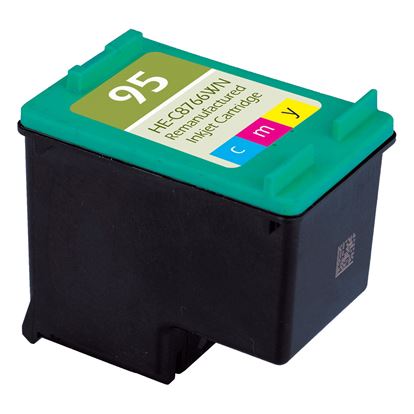 Remanufactured HP 95 (C8766WN) InkJet Cartridge, Tri-Color 330 Yield 1