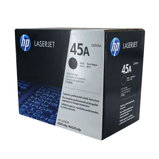 OEM HP 45A (Q5945A) Toner Cartridge, Black 18K Yield 1