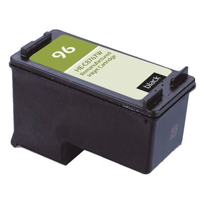 Remanufactured HP 96 (C8767WN) InkJet Cartridge, Black 860 Yield 1