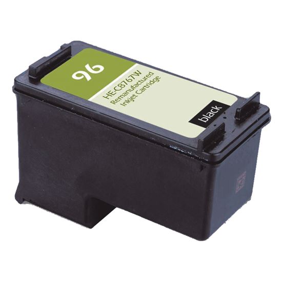 Remanufactured HP 96 (C8767WN) InkJet Cartridge, Black 860 Yield 1