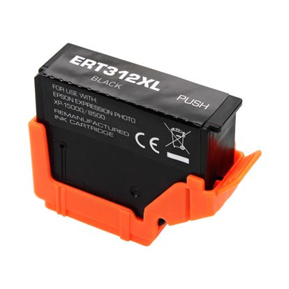 Remanufactured Epson 312XL (T312XL120) InkJet Cartridge, Photo Black 500 High Yield 1