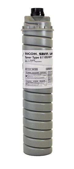 OEM Ricoh Type 6110D (841332) Toner Cartridge, Black 43K Yield 1