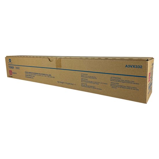 OEM Konica Minolta TN621M (A3VX332) Toner Cartridge, Magenta 51.5K Yield 1