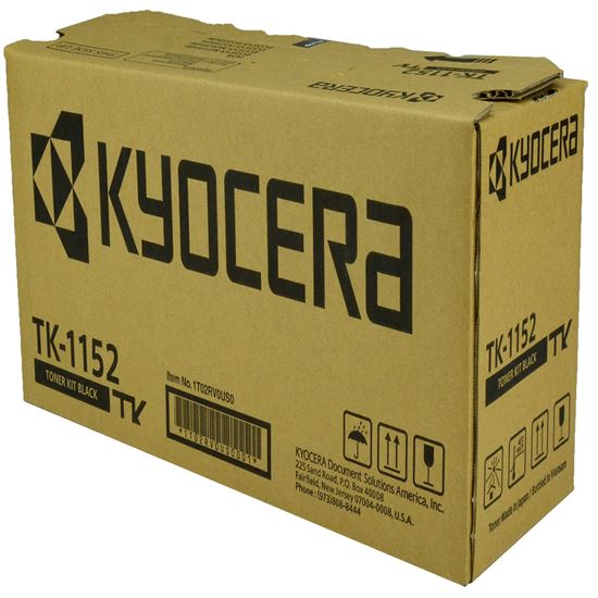 OEM Kyocera Mita TK-1152 (1T02RV0US0) Toner Cartridge, Black 3K Yield 1