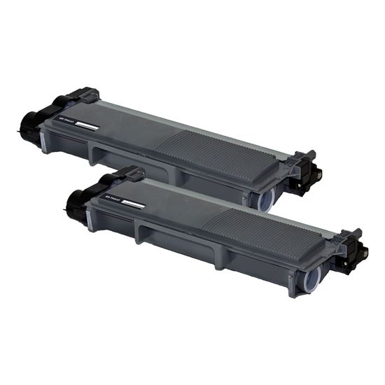 Compatible Brother TN660 (TN660, TN630) Toner Cartridge, Black 2.6K High Yield, 2 Cartridge Value Pack 1
