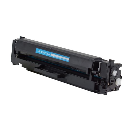 Compatible HP 414A (W2021A) Toner Cartridge, Cyan 2.1K Yield, DIY (No Chip) 1