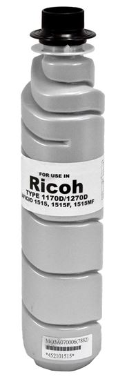 Compatible Ricoh TYPE 1170D TYPE 1270D (885531) Toner Cartridge, Black 7K Yield 1