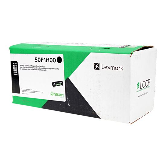 OEM Lexmark  (50F1H00) Toner Cartridge, Black 5K High Yield, Return Program 1