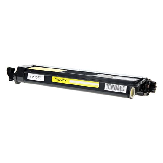 Compatible Brother TN229XL (TN229XLY) Toner Cartridge, Yellow 2.3K High Yield 1