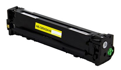 Compatible HP 125A (CB542A) Toner Cartridge, Yellow 1.4K Yield 1
