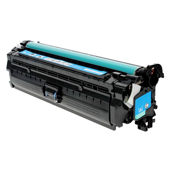Remanufactured HP 651A (CE341A) Toner Cartridge, Cyan 16K Yield 1