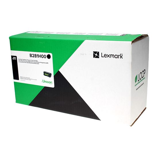 OEM Lexmark  (B281H00) Toner Cartridge, Black 15K High Yield, Return Program 1