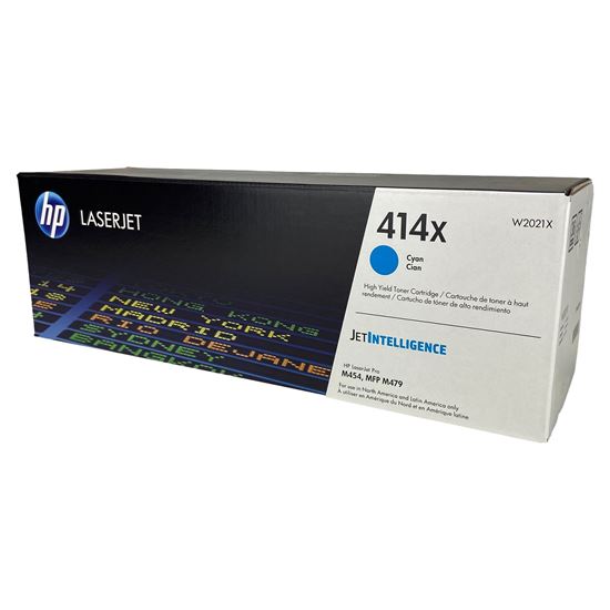 OEM HP 414X (W2021X) Toner Cartridge, Cyan 6K High Yield 1