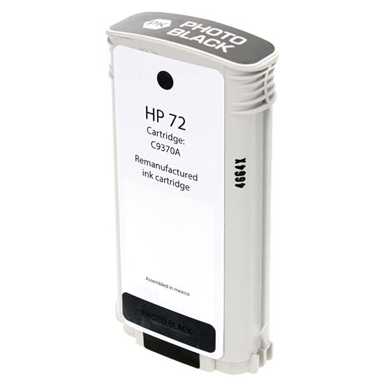 Remanufactured HP 72 (C9370A) Wide Format, Photo Black 130ml 1