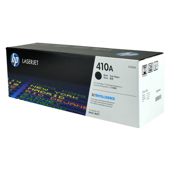 OEM HP 410A (CF410A) Toner Cartridge, Black 2.3K Yield 1