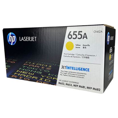 OEM HP 655A (CF452A) Toner Cartridge, Yellow 10.5K Yield 1