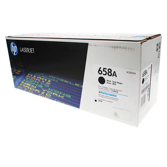 OEM HP 658A (W2000A) Toner Cartridge, Black 7K Yield 1