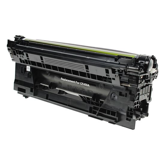 Reman HP 655A (CF450A) Toner Cartridge, Black 12.5K Yield 1