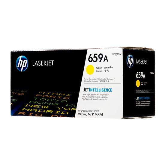 OEM HP 659A (W2012A) Toner Cartridge, Yellow 13K Yield 1