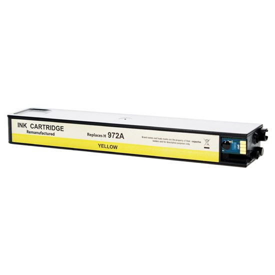 Remanufactured HP 972A (L0R92AN) InkJet Cartridge, Yellow 3000 Yield 1