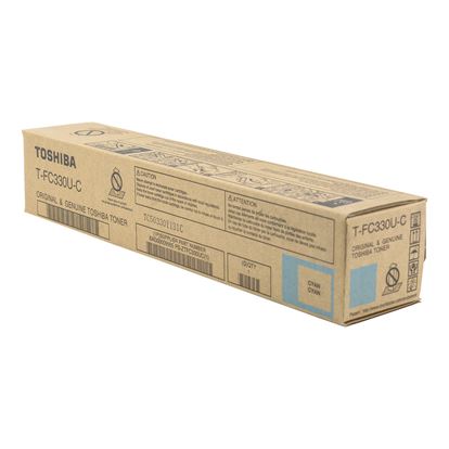 OEM Toshiba T-FC330U-C (TFC330UC) Toner Cartridge, Cyan 17.4K Yield 1