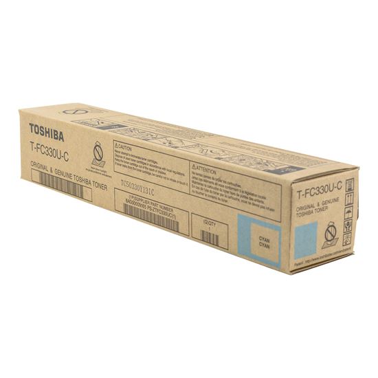 OEM Toshiba T-FC330U-C (TFC330UC) Toner Cartridge, Cyan 17.4K Yield 1