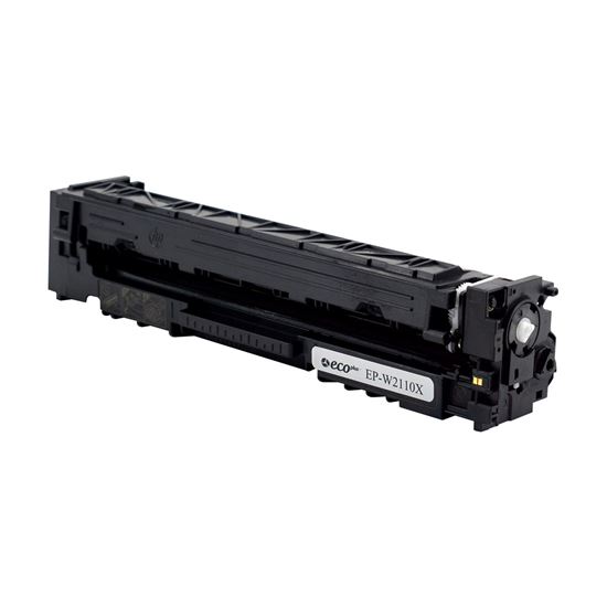 EcoPlus HP 206X (W2110X) Toner Cartridge, Black 3.15K High Yield, (Used OEM Chip), TAA Compliant 1