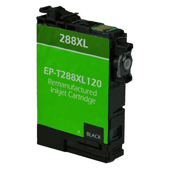 Remanufactured Epson 288XL (T288XL120) InkJet Cartridge, Black 500 High Yield 1