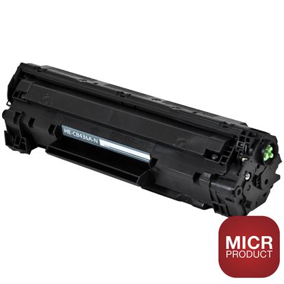 Compatible HP 36A (CB436A) MICR Toner Cartridge, Black 2K Yield 1
