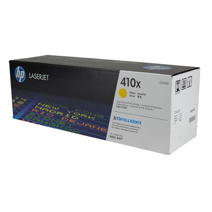 OEM HP 410X (CF412X) Toner Cartridge, Yellow 5K High Yield 1