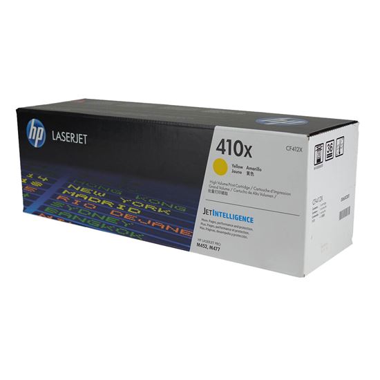 OEM HP 410X (CF412X) Toner Cartridge, Yellow 5K High Yield 1