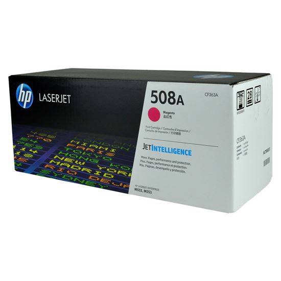 OEM HP 508A (CF363A) Toner Cartridge, Magenta 5K Yield 1