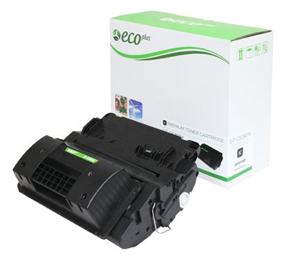 EcoPlus HP 90X (CE390X) Toner Cartridge, Black 24K High Yield 1
