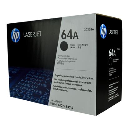 OEM HP 64A (CC364A) Toner Cartridge, Black 10K Yield 1