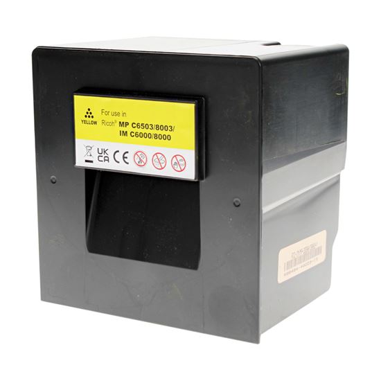 Compatible Ricoh MP C8003 (842197) Toner Cartridge, Yellow 26K Yield, TAA Compliant, Made in USA 1