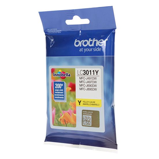 OEM Brother  (LC3011Y) Inkjet, Yellow 200 Yield 1