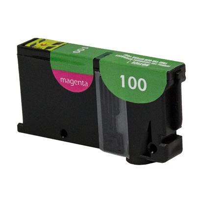 Remanufactured Lexmark 100XL (14N1070) InkJet Cartridge, Magenta 600 YIELD 1