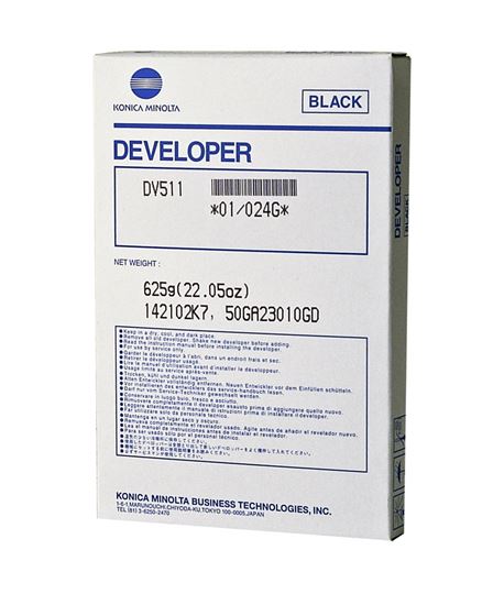 OEM Konica Minolta DV511 (024G) Developer, Black 250K Yield 1
