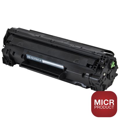 Compatible HP 78A (CE278A) MICR Toner Cartridge, Black 2.1K Yield 1
