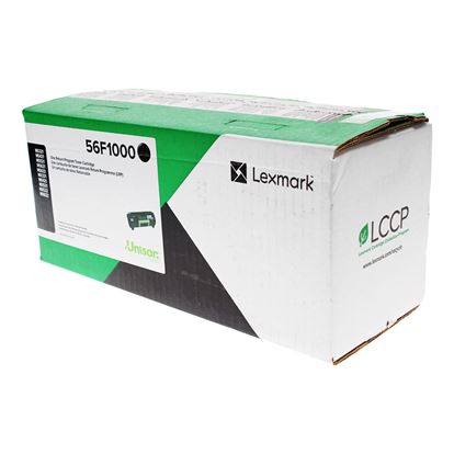 OEM Lexmark  (56F1000) Toner Cartridge, Black 6K Yield, Return Program 1
