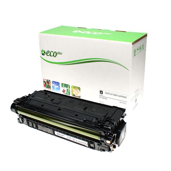 EcoPlus HP 212X (W2120X) Toner Cartridge, Black 13K High Yield, (Used OEM Chip) Made in USA 1
