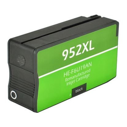 Remanufactured HP 952XL (F6U19AN) InkJet Cartridge, Black 2K High Yield 1