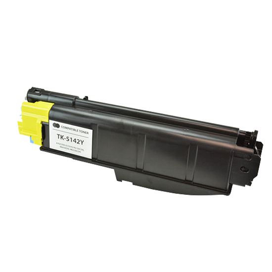 Compatible Kyocera Mita TK-5142Y (1T02NRAUS0) Toner Cartridge, Yellow 5K Yield 1