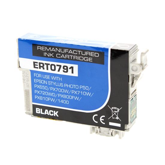 Remanufactured Epson 79 (T079120) InkJet Cartridge, Black 11ML 1
