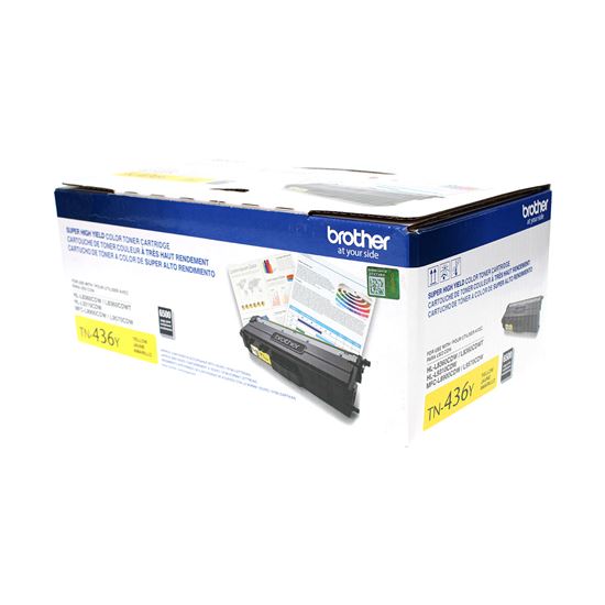 OEM Brother  (TN436Y) Toner Cartridge, Yellow 6.5K Extra High Yield 1